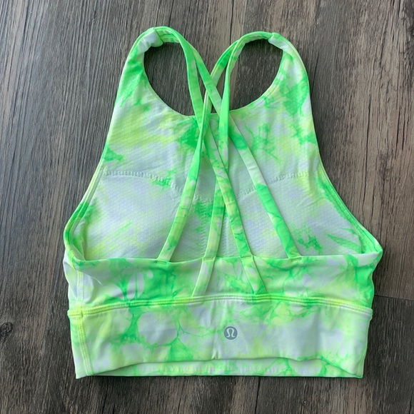 Lululemon Energy Bra High Neck Long Line *Shibori - Picture 2 of 5